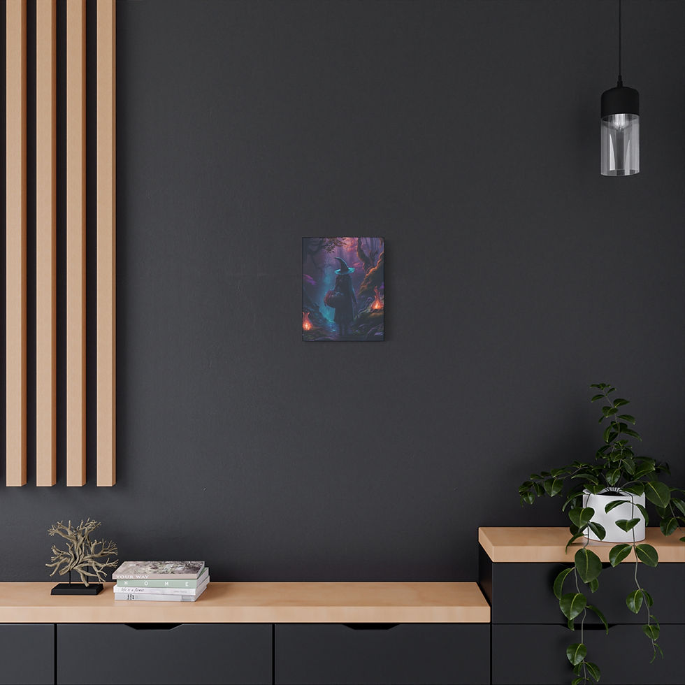 Thumbnail: Night Herb Gathering Canvas Art 