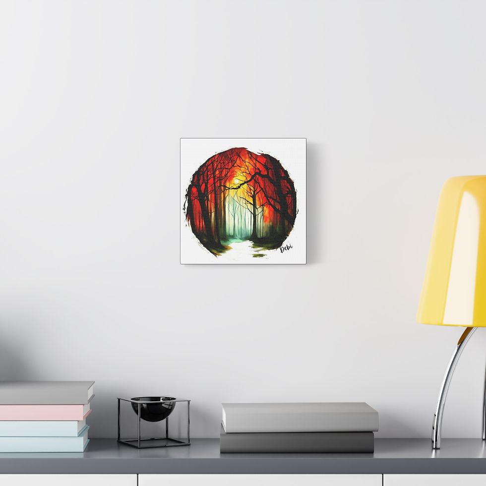 Thumbnail: The Colorful Woods Canvas Art 
