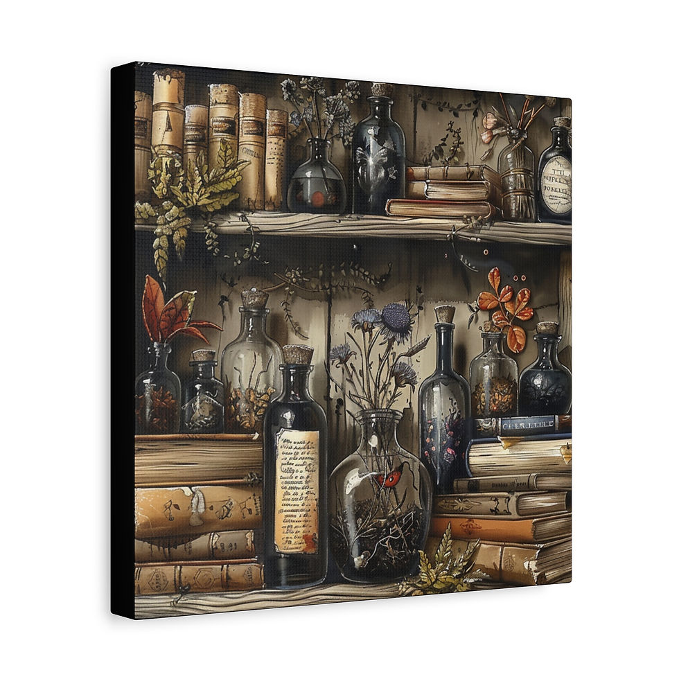 Thumbnail: Vintage Bookstore Wall Art 3 