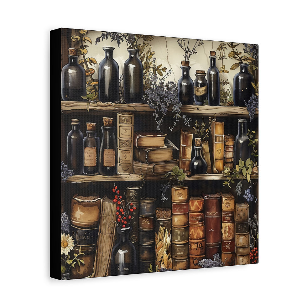 Thumbnail: Vintage Bookstore Wall Art 