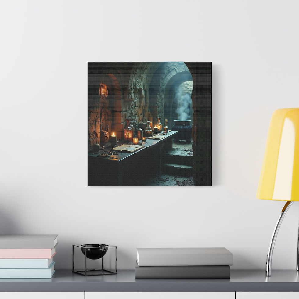 Thumbnail: The Alchemist's Lab Canvas Art 