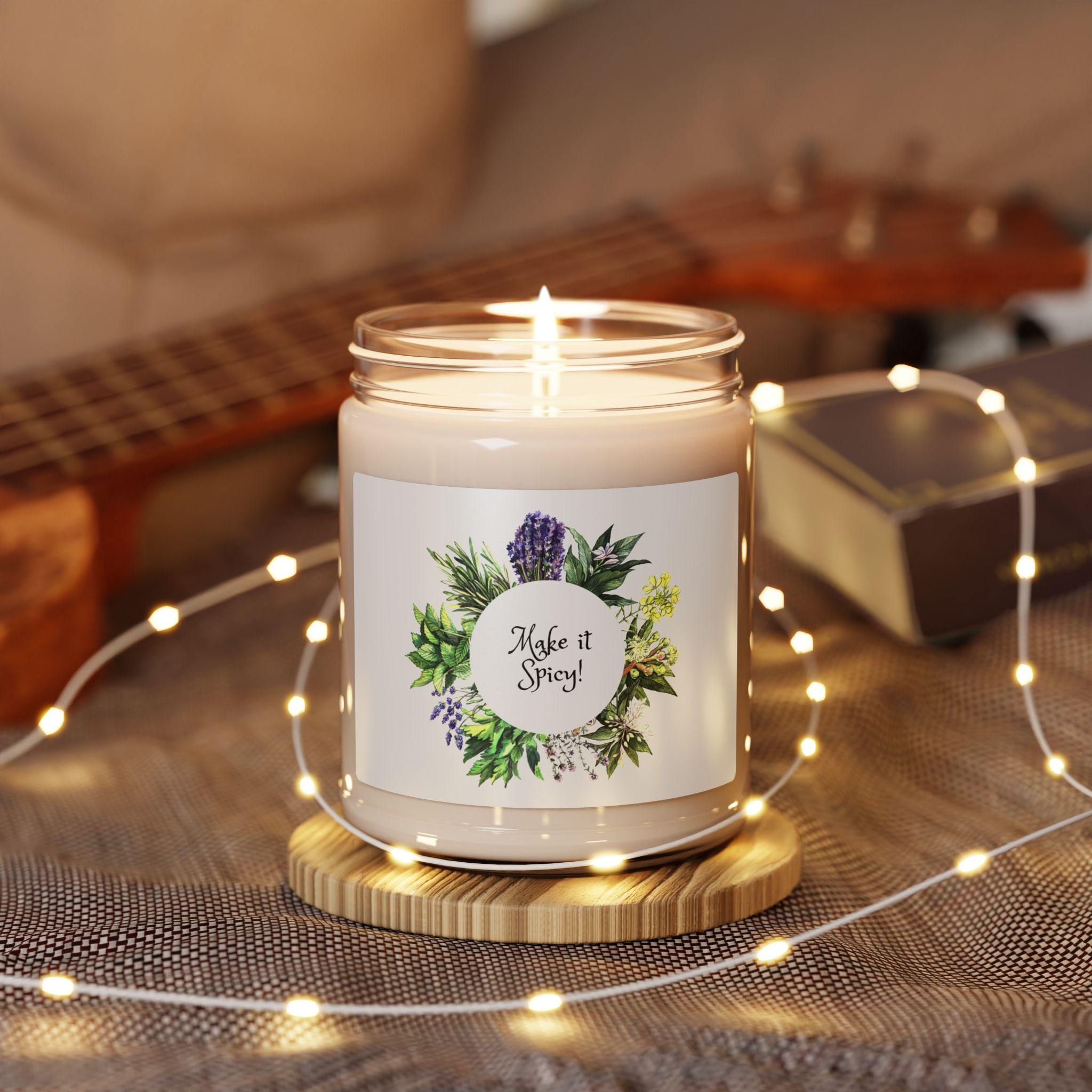 Herb Thyme Scented Soy Candle
