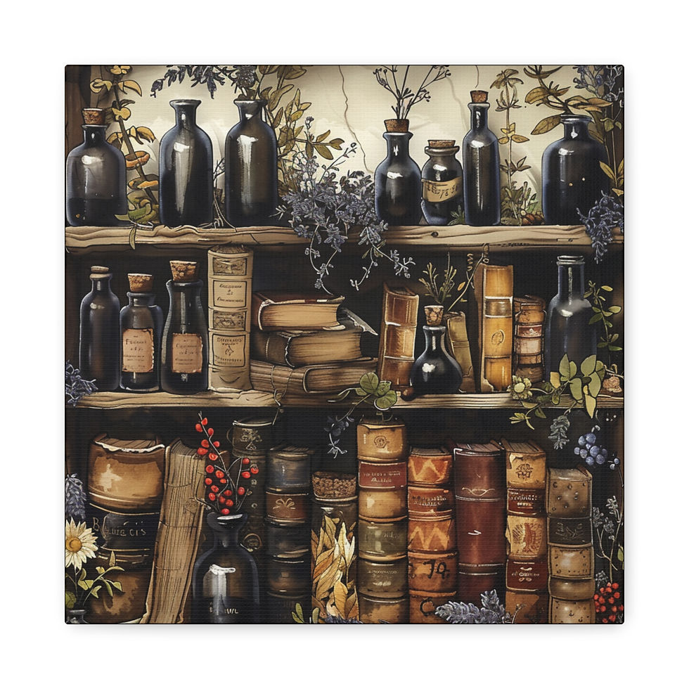 Thumbnail: Vintage Bookstore Wall Art 