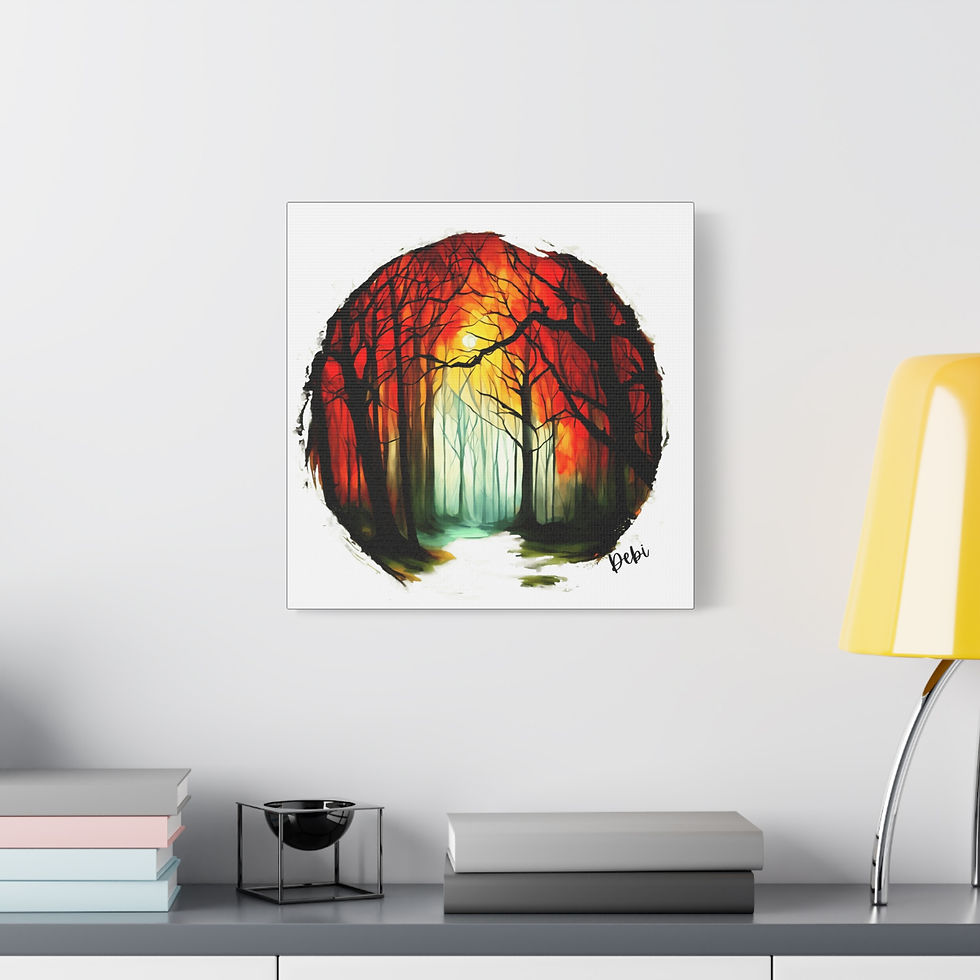 Thumbnail: The Colorful Woods Canvas Art 