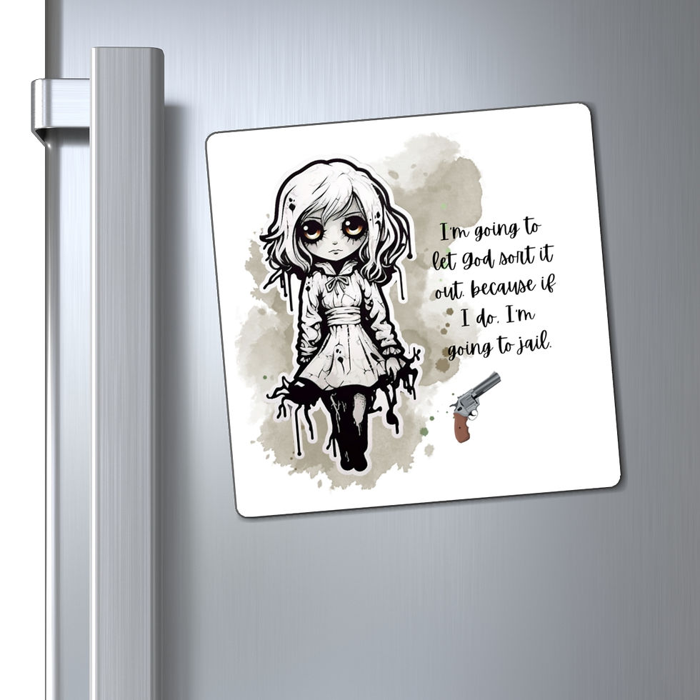 Thumbnail: Creepy Doll Magnet 