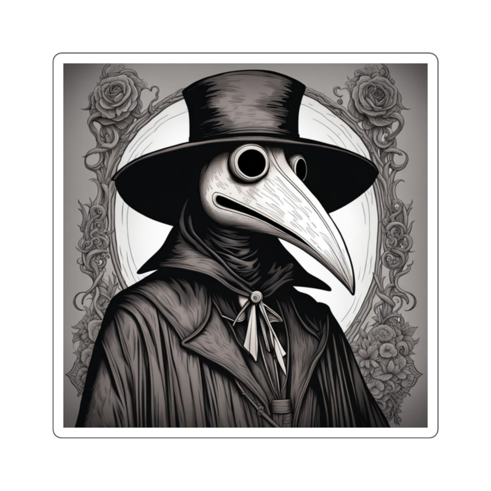 Mysterious Plague Doctor Stickers