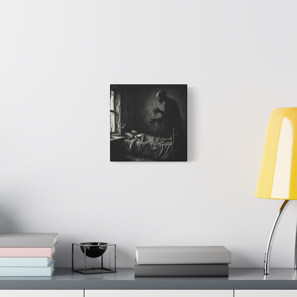 Thumbnail: Night Terrors Art Canvas Print 