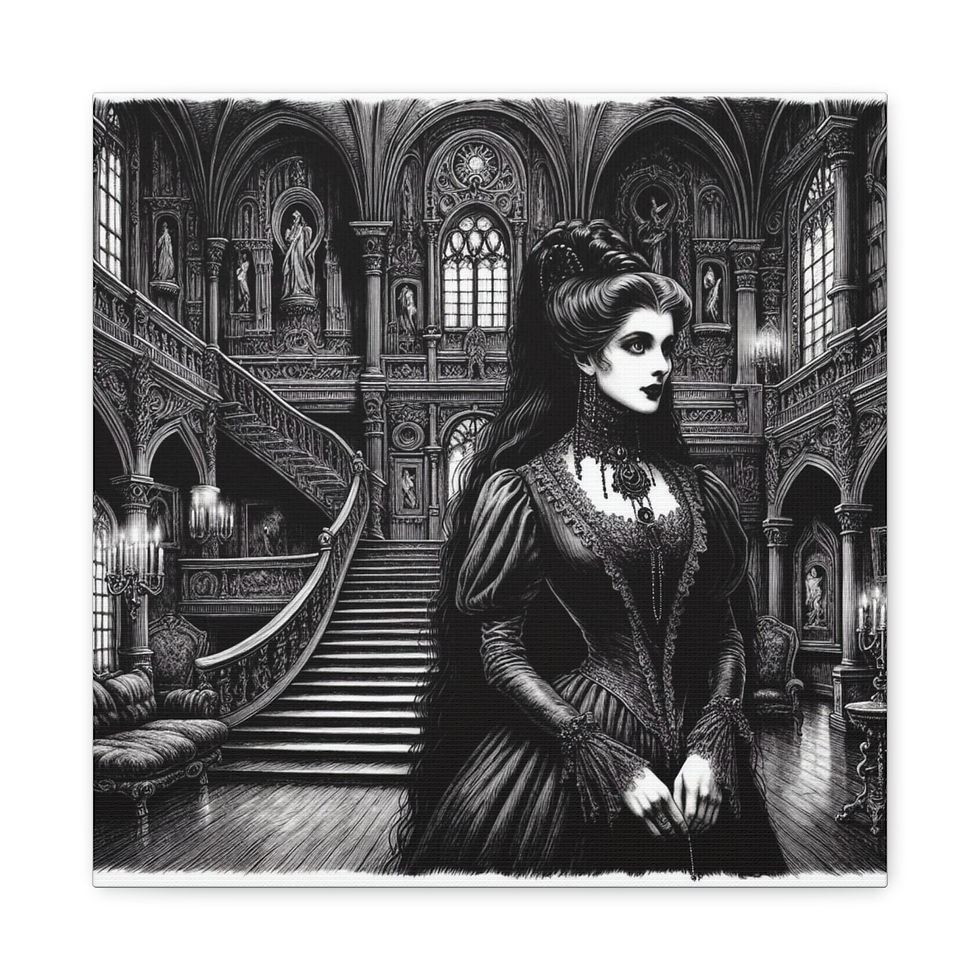 Thumbnail: Gothique Canvas Art Print 