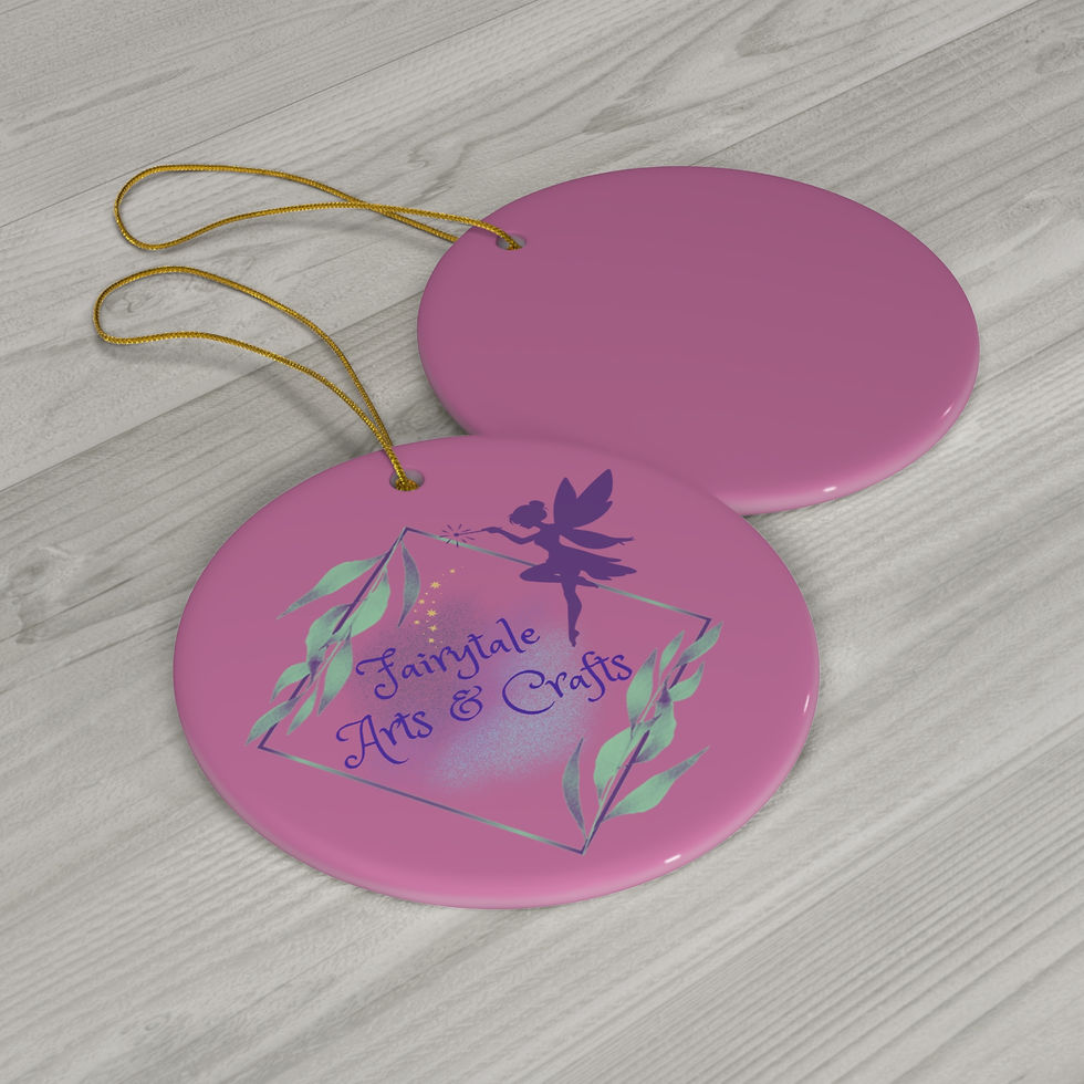 Thumbnail:  Fairytale Logo Ceramic Ornament