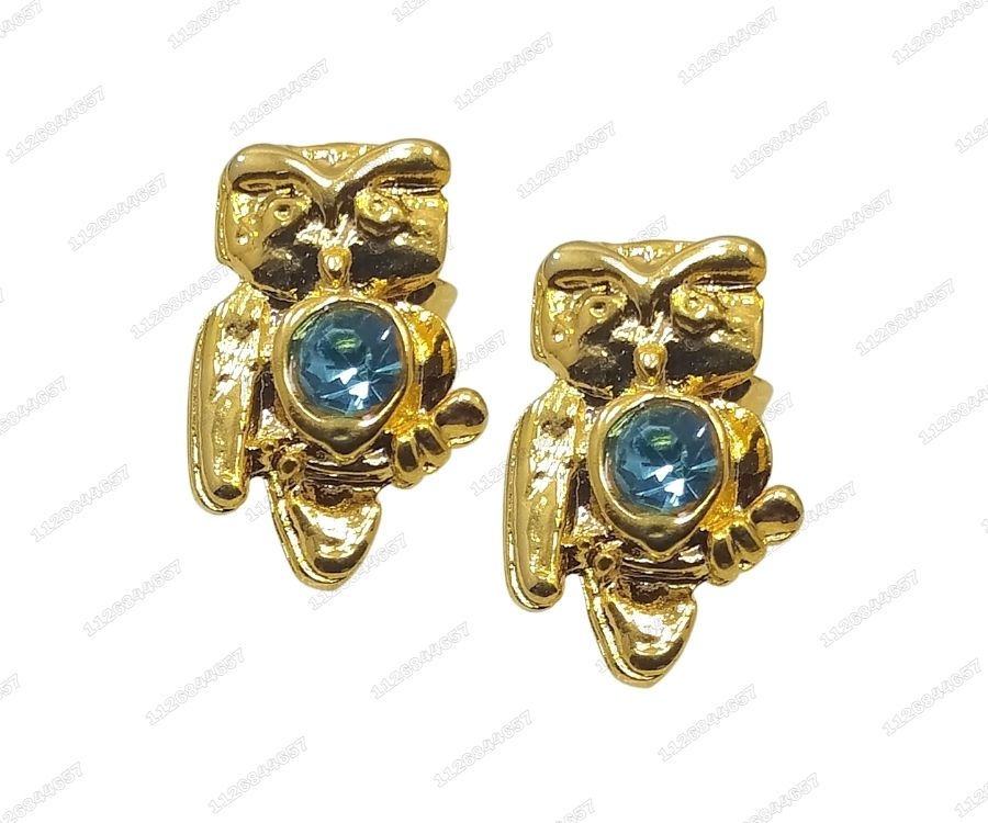 Miniatura: [15-5218] ARO ENCHAPADO BUHO CON STRASS