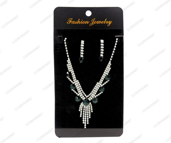 Miniatura: [CON-117-1099] CONJUNTO FIESTA COLLAR + AROS CON STRASS