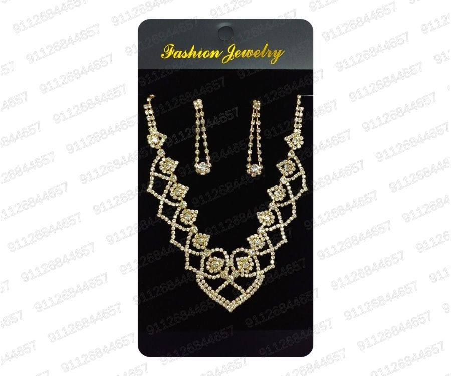 Miniatura: [CON-117-1061] CONJUNTO FIESTA COLLAR + AROS CON STRASS