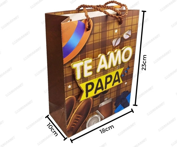 Miniatura: [ES-198-1029] BOLSA DE REGALO DIA DEL PADRE MIDE 23X18X10CM