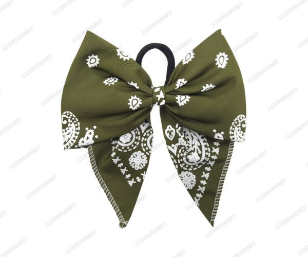 Miniatura: [GO-271-1222] MOÑO DE TELA CON GOMITA DISEÑO BULGARO