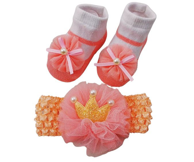 Miniatura: [SET-175-1298A] SET VINCHAS + ZAPATOS BEBE