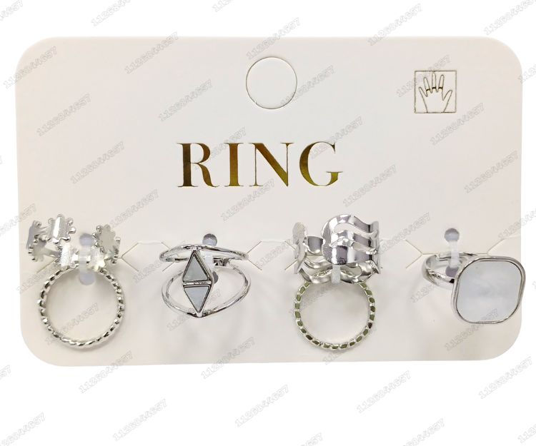 Miniatura: [AN-130-1065] SET DE ANILLOS CON FORMAS