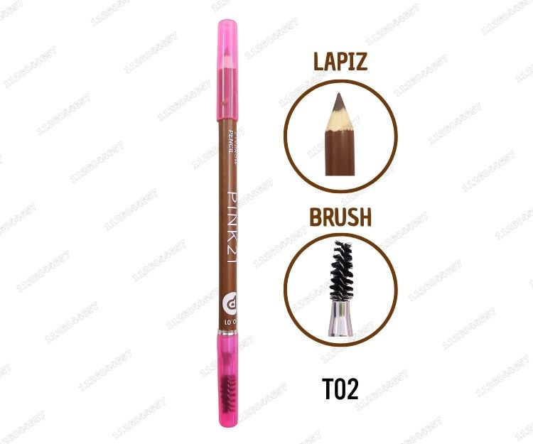 Miniatura: [COS-202-1469A] DELINEADOR CEJAS LAPIZ + BRUSH PINK 21- CS6598