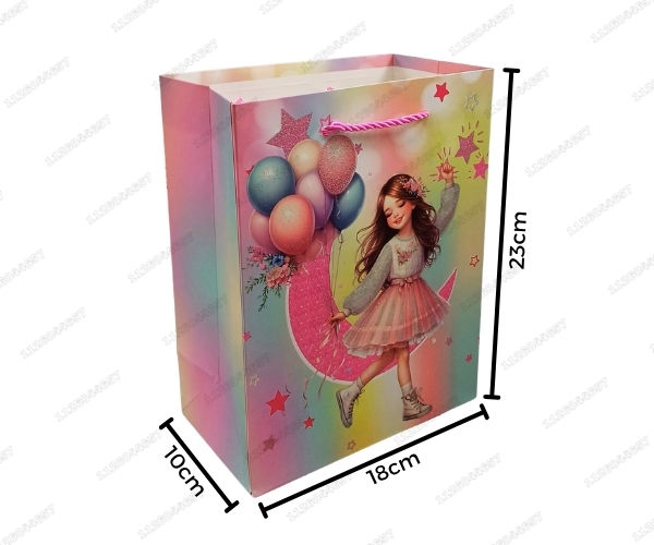 Miniatura: [ES-198-1033] BOLSA DE REGALO MIDE 23X18X10CM