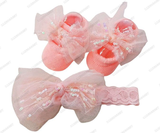 Miniatura: [SET-175-1299C] SET VINCHAS + ZAPATOS BEBE