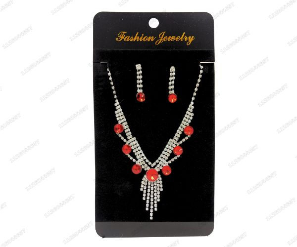 Miniatura: [CON-117-1099] CONJUNTO FIESTA COLLAR + AROS CON STRASS