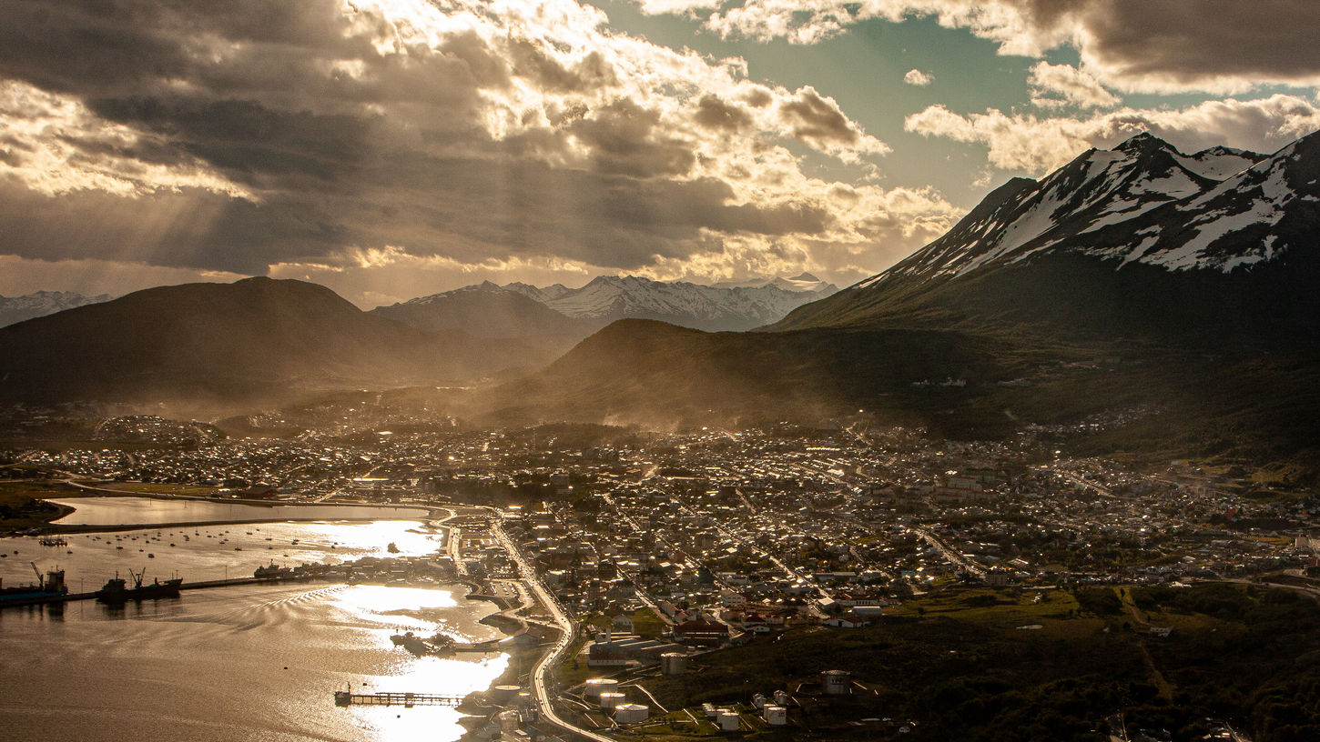Aerial View of Ushuaia