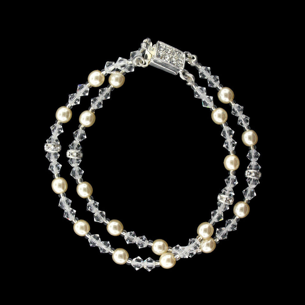 Pearl & Crystal Bracelet
