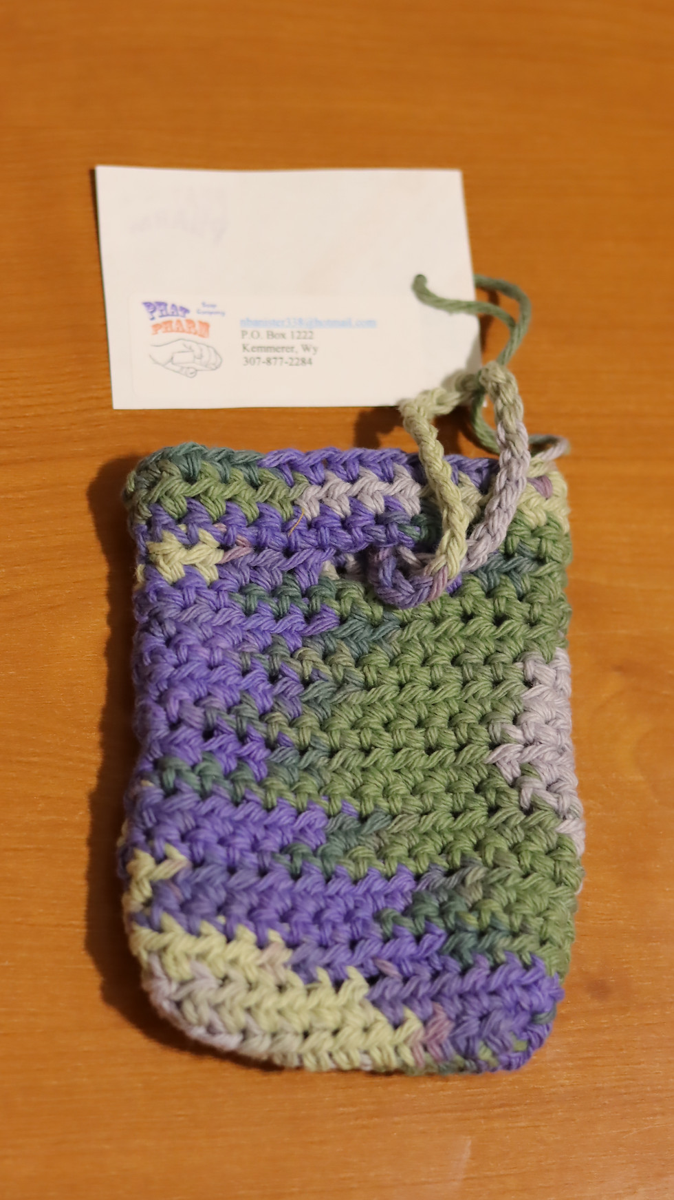 Thumbnail: Variegated Soap Saver Sack - cotton