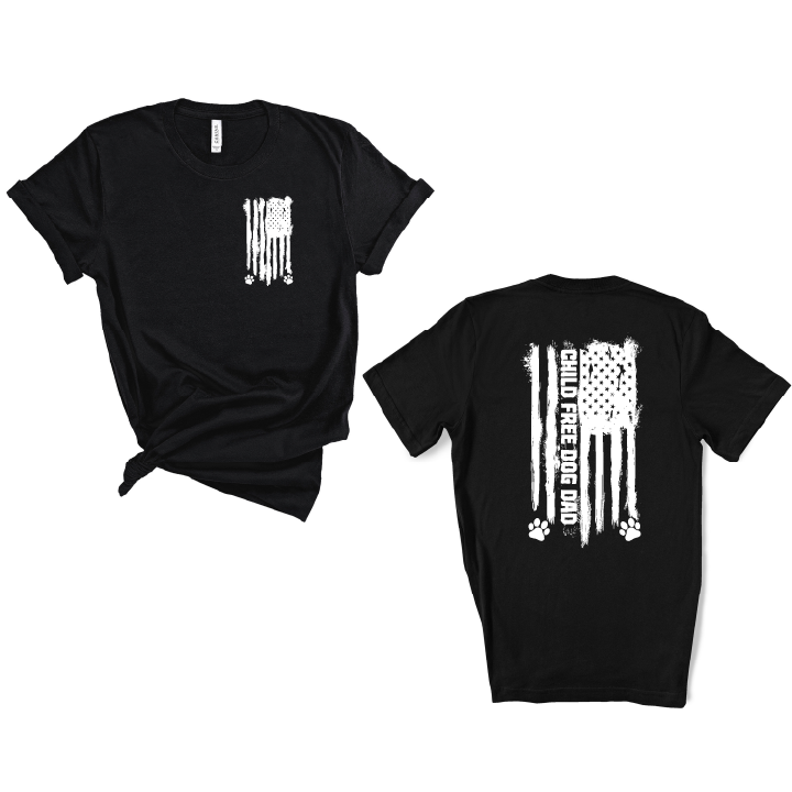 Thumbnail: Child Free Dog Dad T-shirt