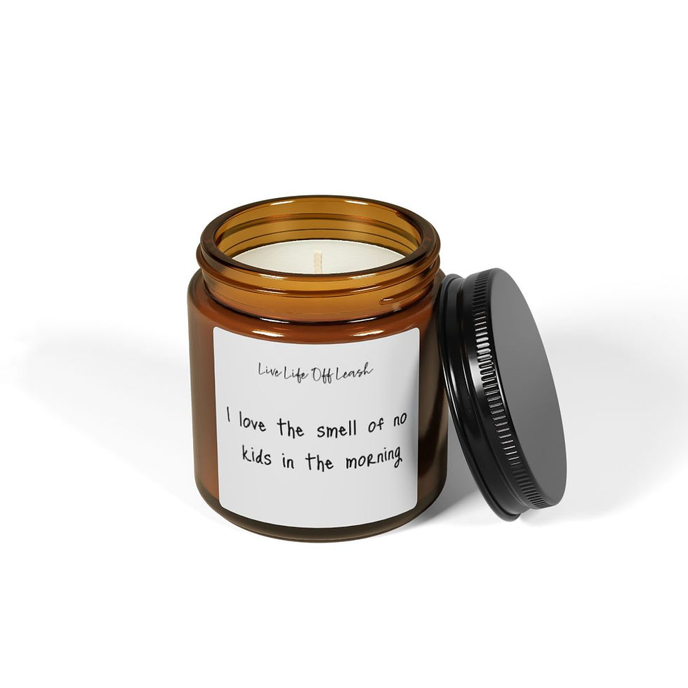 Thumbnail: No Kids Morning Candle, Child-Free Aromatherapy, Quiet Time Soy Candle, 