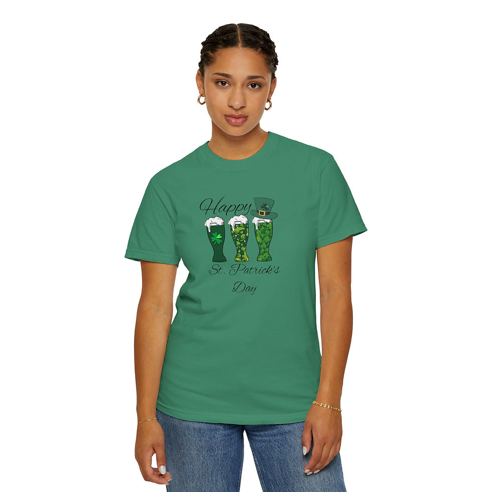 Thumbnail: Happy St. Patrick's Day T-Shirt, Irish pup crawl Tee, St. Paddy's Day Party Top