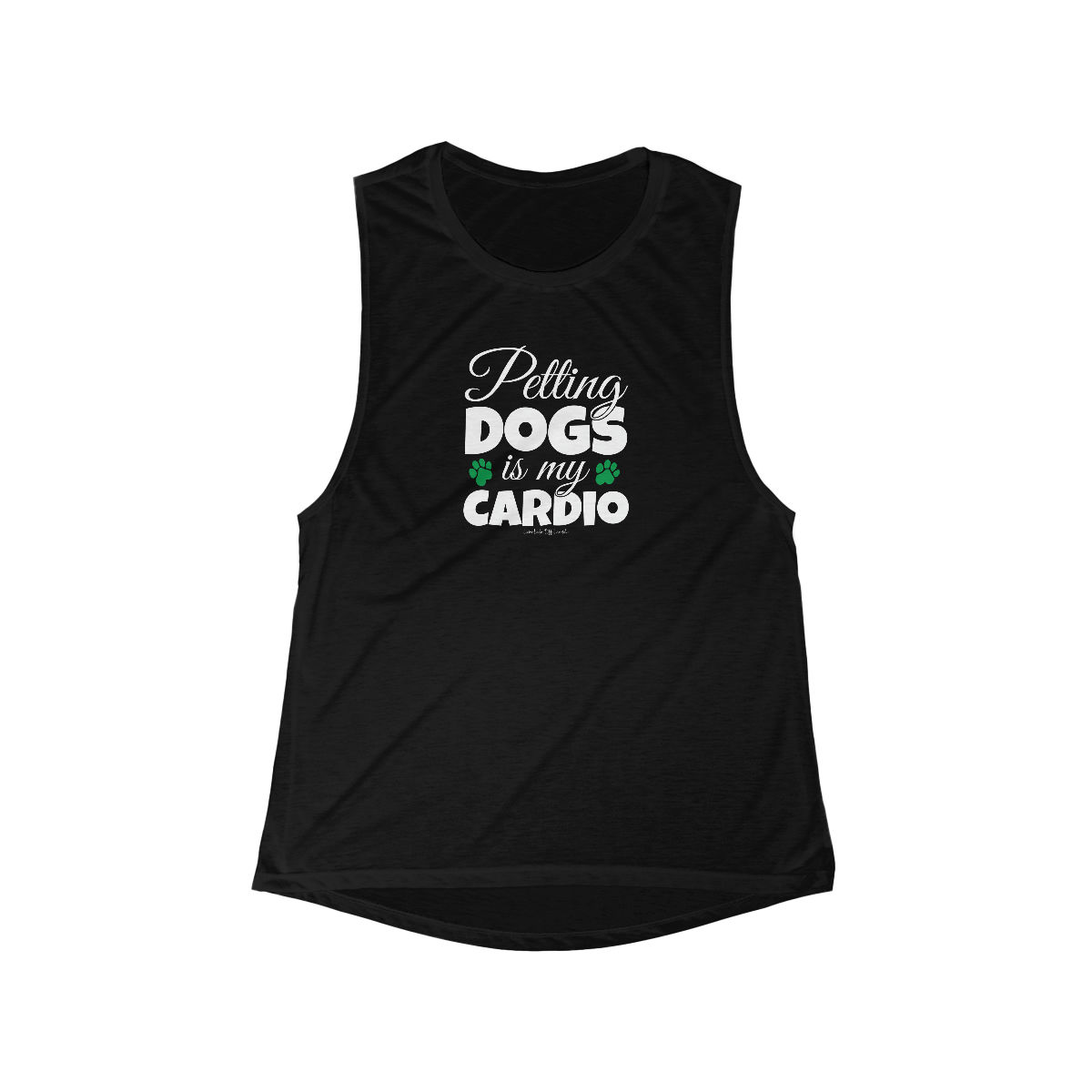 Petting dogs is my cardio tank top