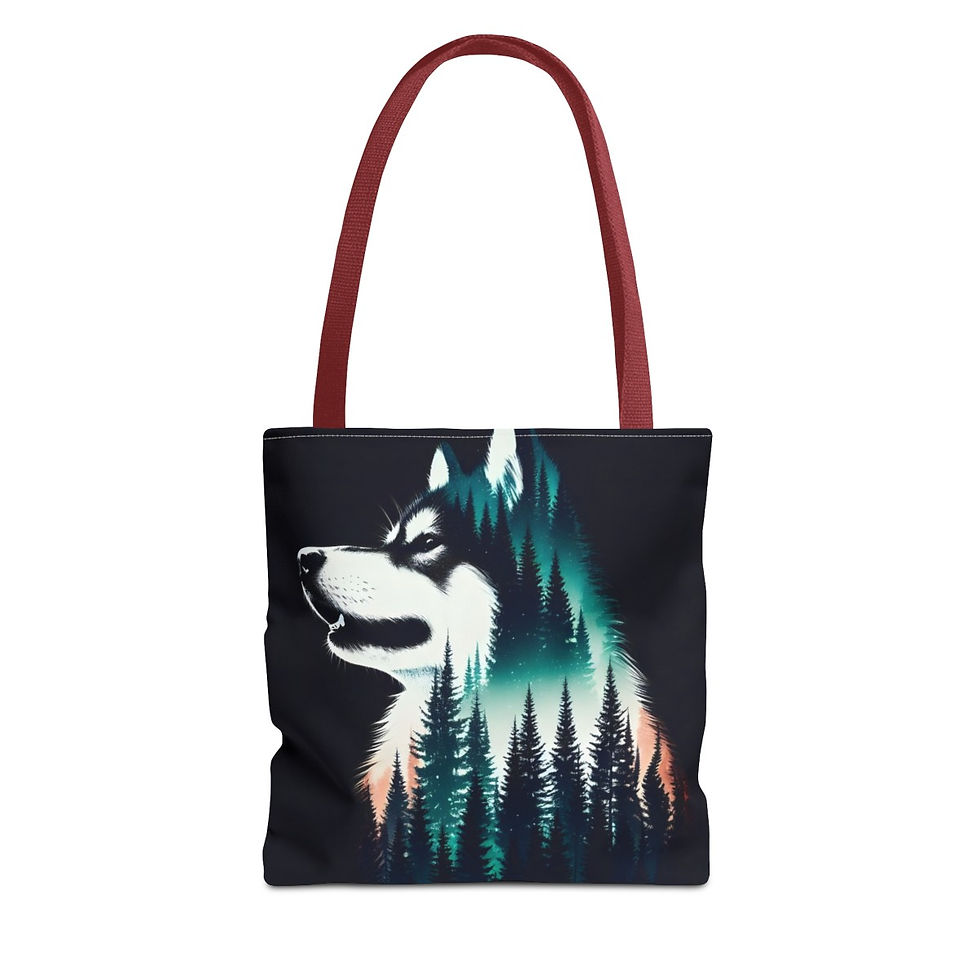 Thumbnail: Husky Mom Tote Bag