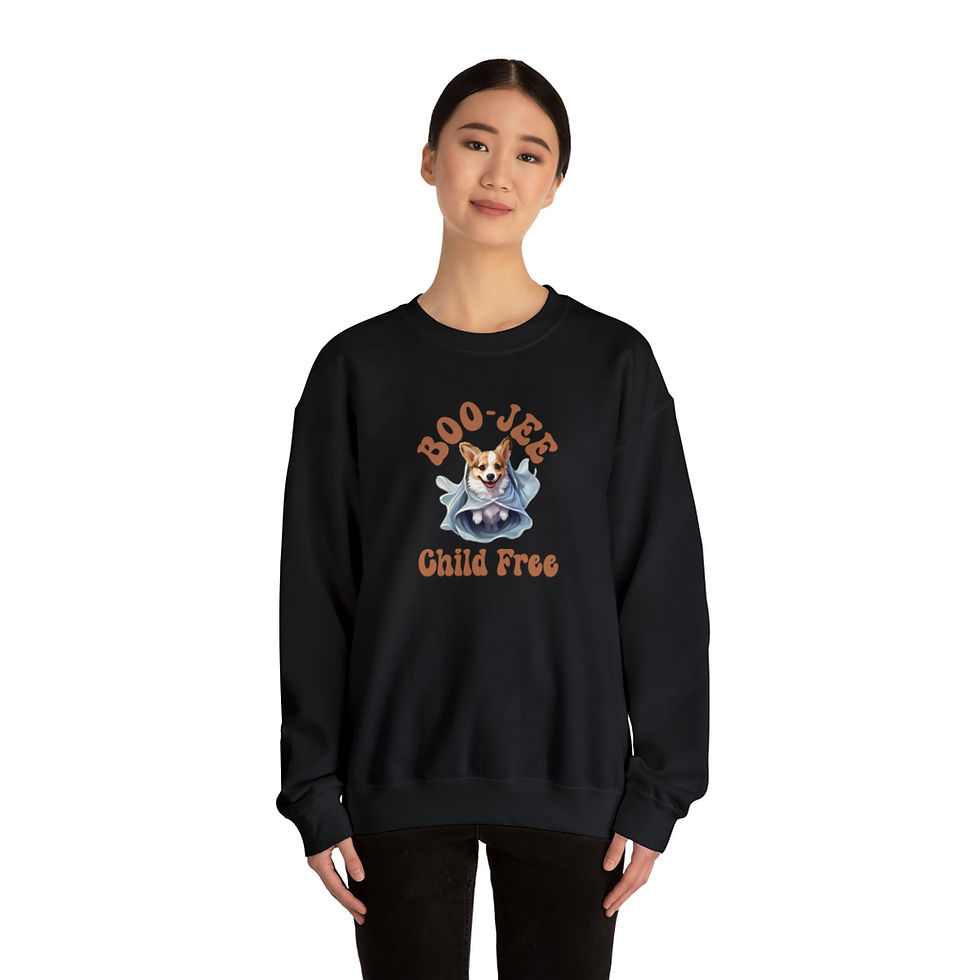 Thumbnail: 👻 **"Boo-Jee and Child Free" Sweatshirt** 👻