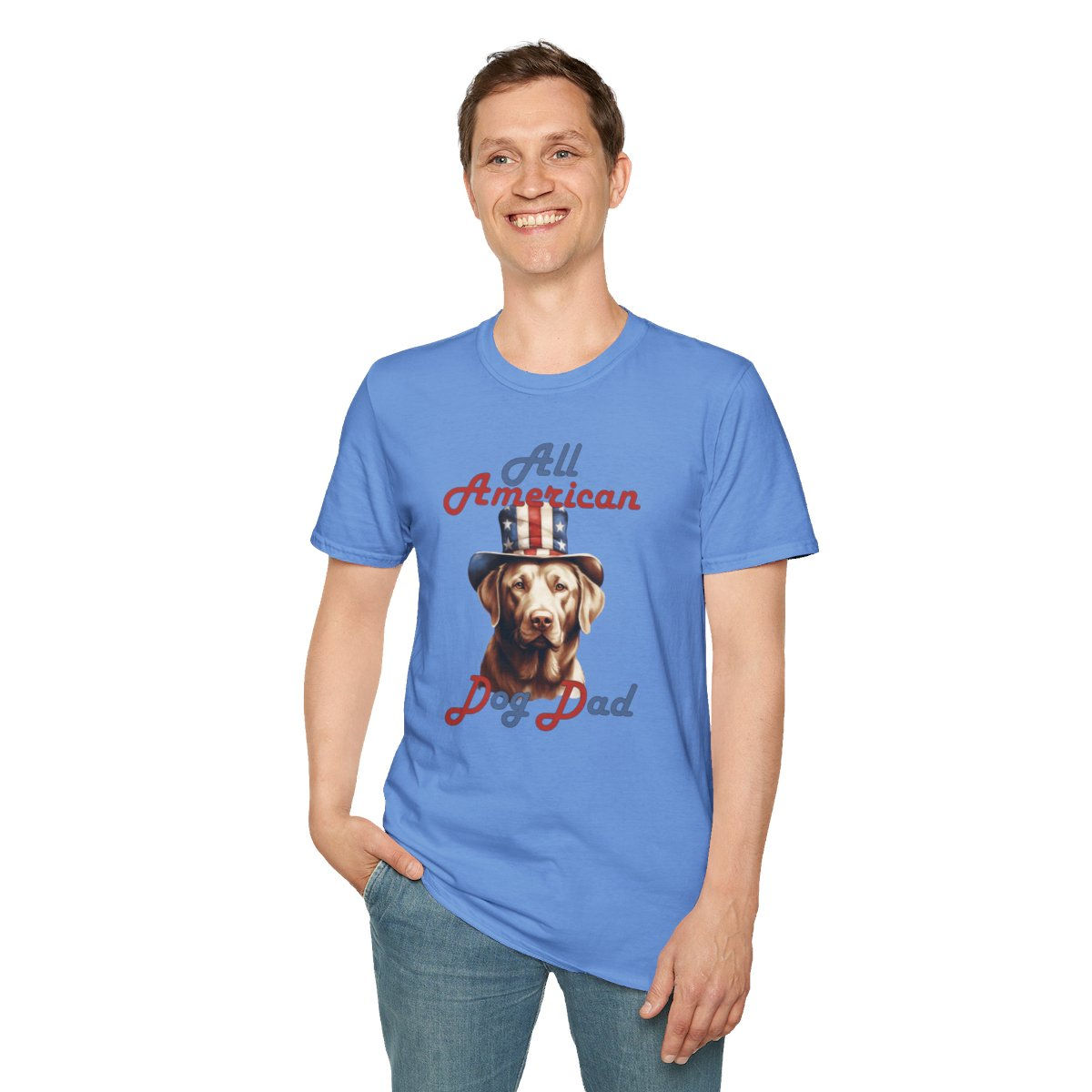All American Dog Dad T-Shirt
