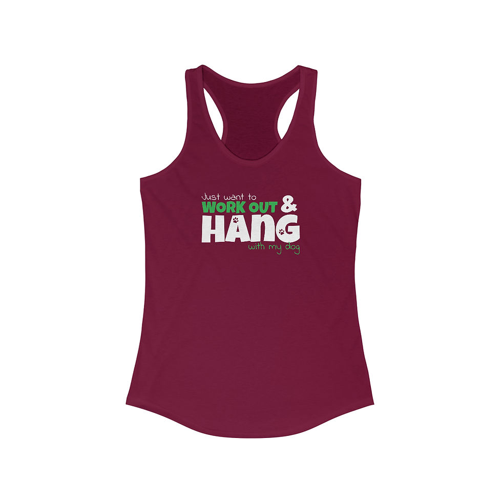 Thumbnail: I just want to work out & hang with my dog