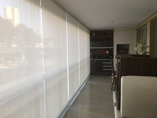 Cortina rolo motorizada para apartamento Aricanduva SP - Cortina rolo motorizada Aricanduva SP