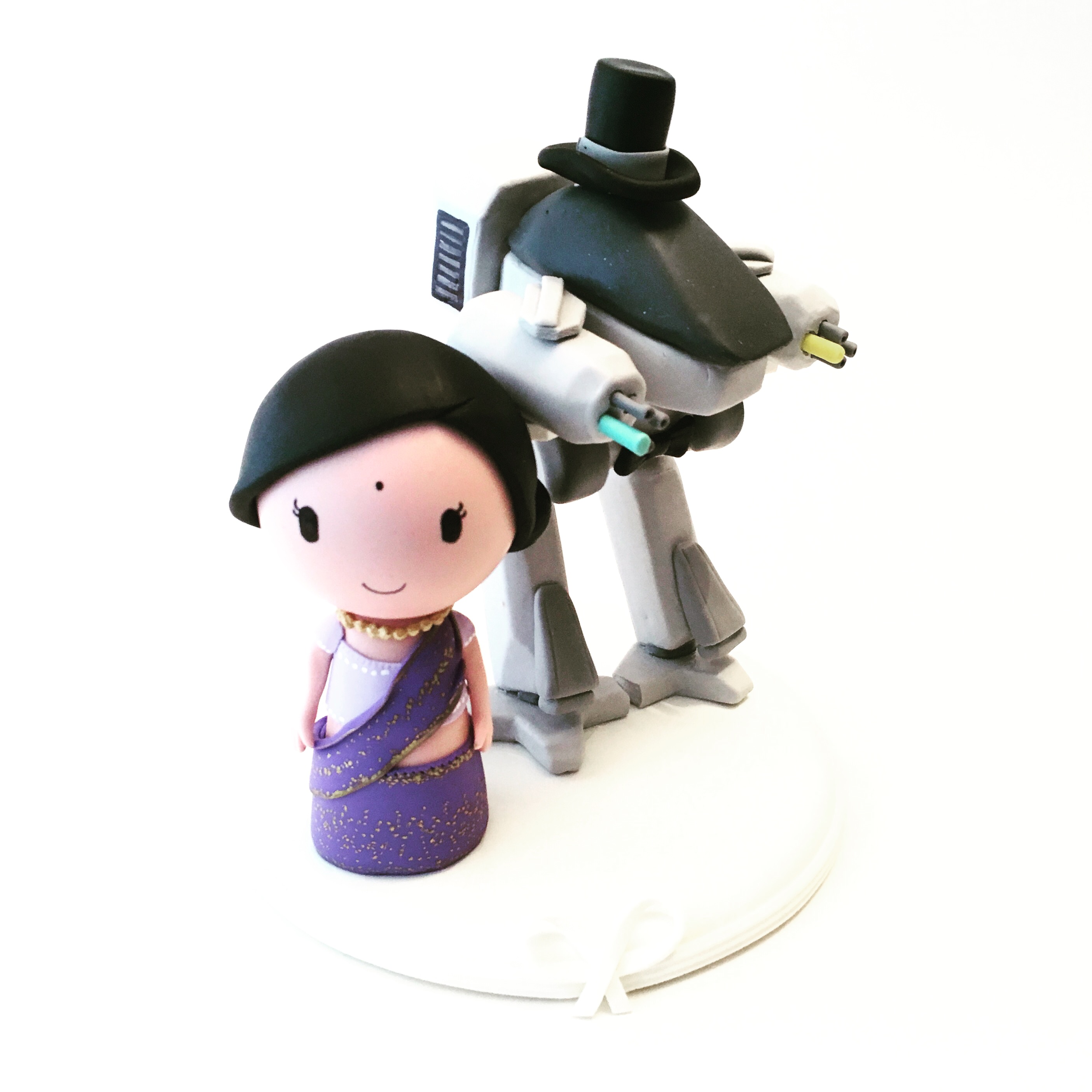 wedding-cake-topper-geek-theme-3