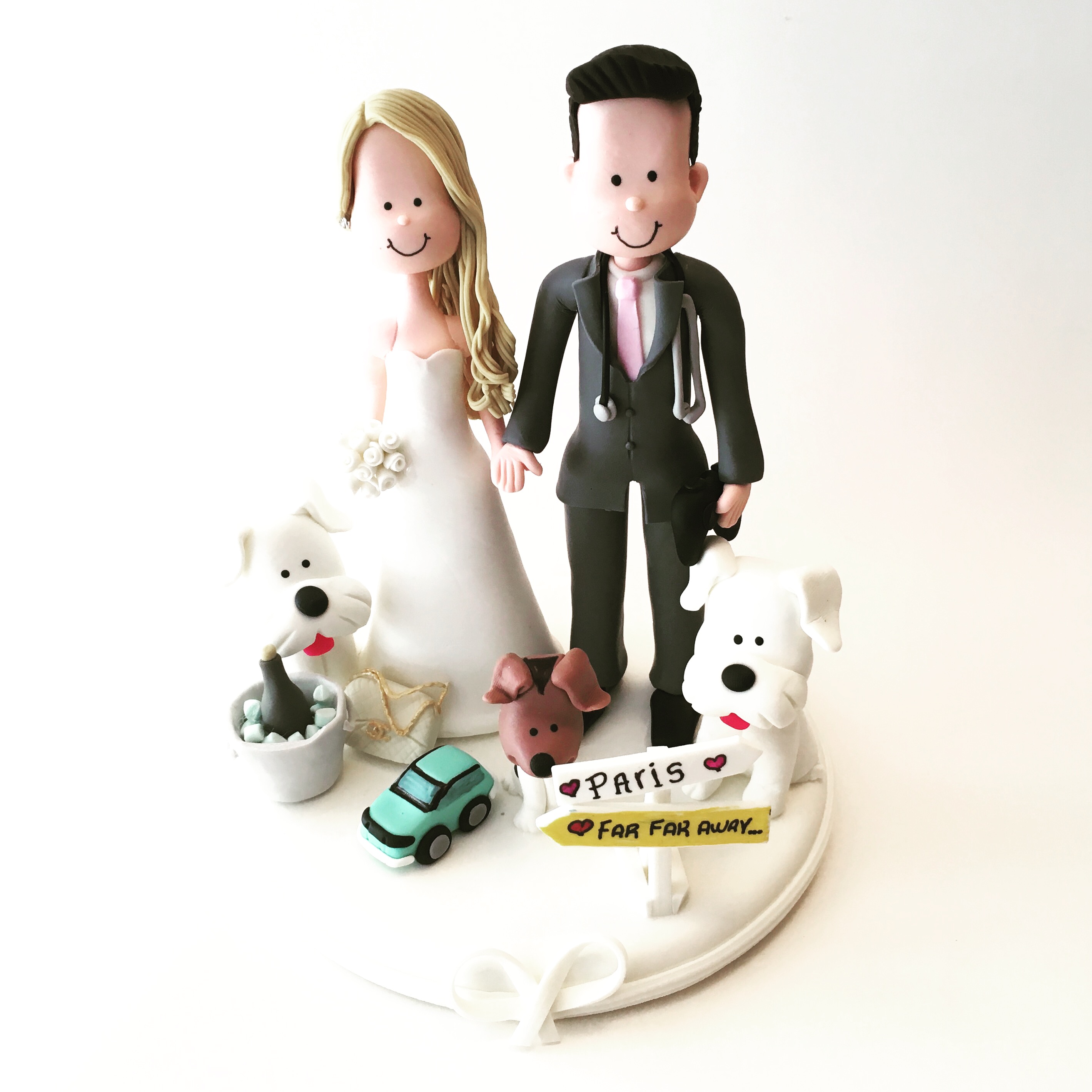 wedding-cake-topper-dogs-doctor