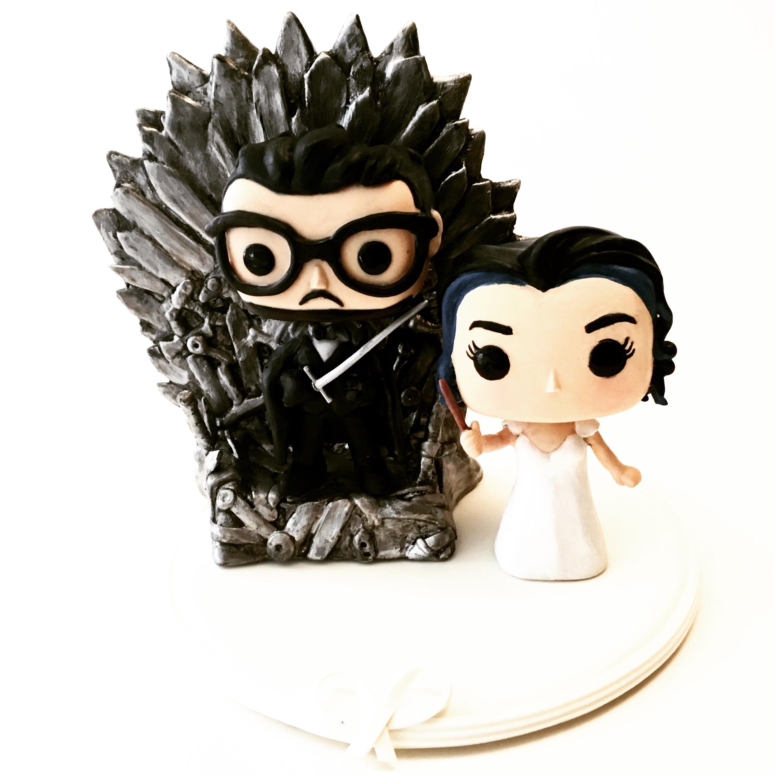 wedding cake topper game of thrones