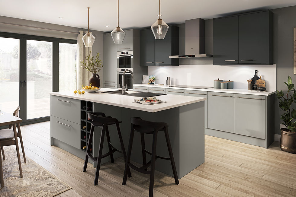 Grey Mist & Anthracite
