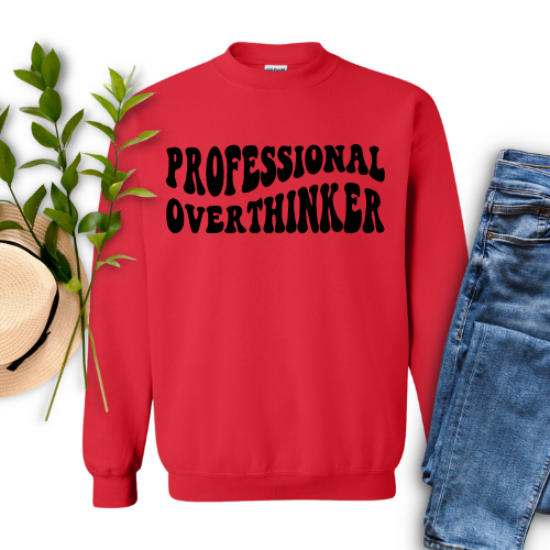 Professional Overthinker Crewneck Sweater