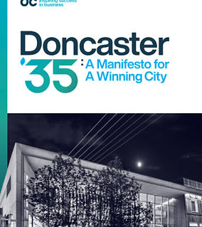 Front cover of Doncaster 2035 business manifesto