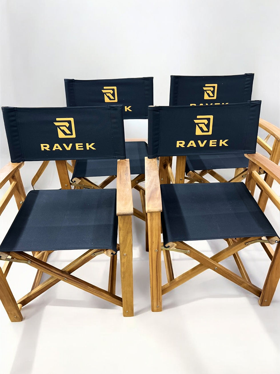 Thumbnail: Classic Wooden Folding Director's Chair