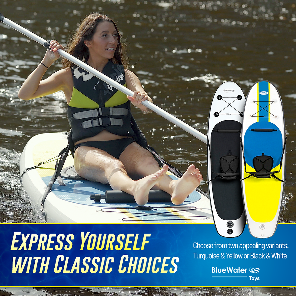 Thumbnail: The Crossover 10' Stand Up Inflatable Paddleboard and Kayak Set