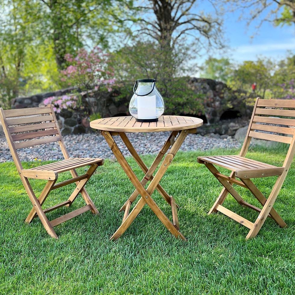 Thumbnail: Round Space Saver Folding Bistro Table