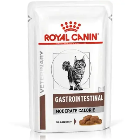 רויאל קאנין, GASTROINTESTINAL, moderate calorie, מזון חתולים, VetAmin Shop.