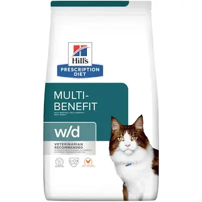 Hills Prescription Diet w/d Multi-Benefit cat food, VetAmin Shop