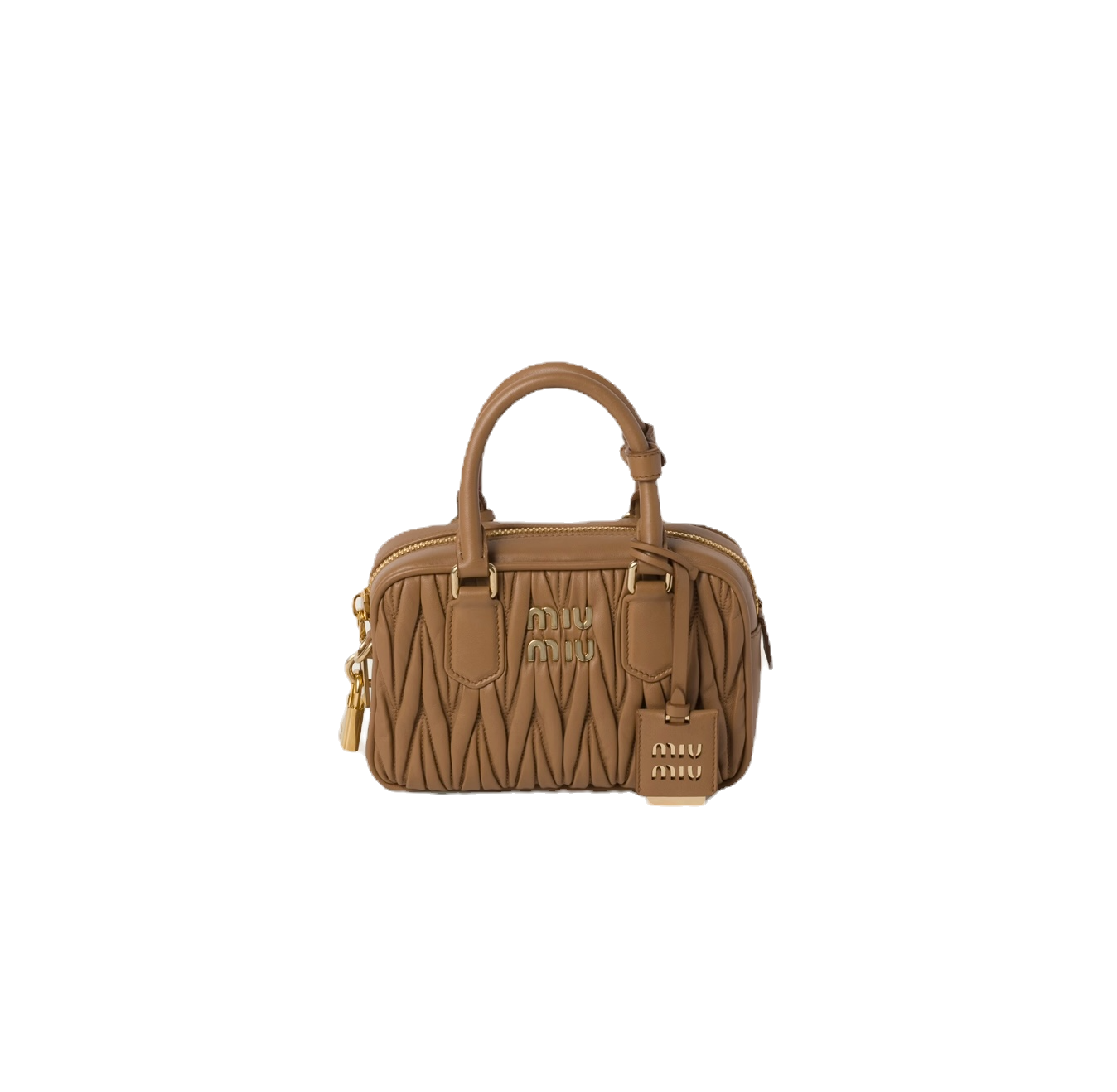 Geanta Miu Miu caramel matelasse