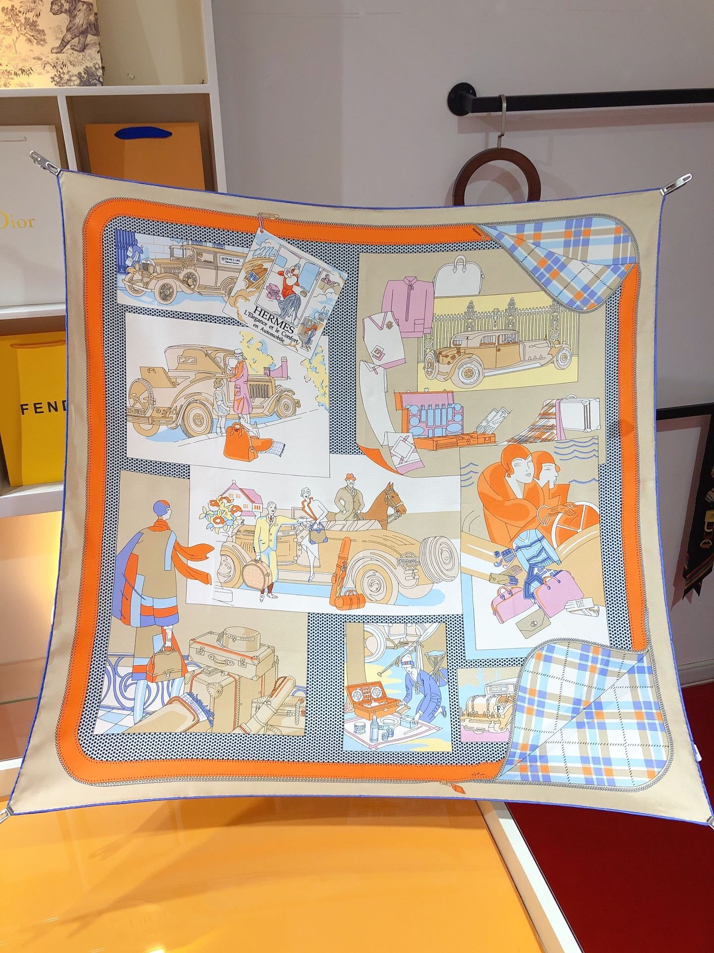 Şal de mătase Hermes