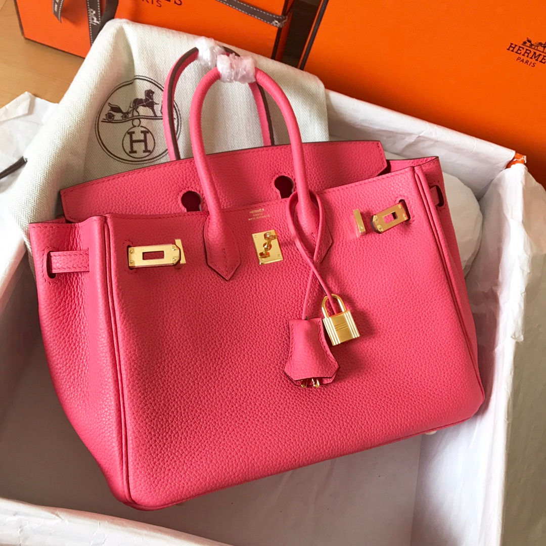Hermes Birkin In Rose Mexico Leather 